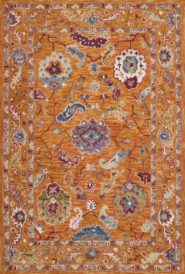 Loloi Padma Pma-01 Orange/Multi Rugs - main flat