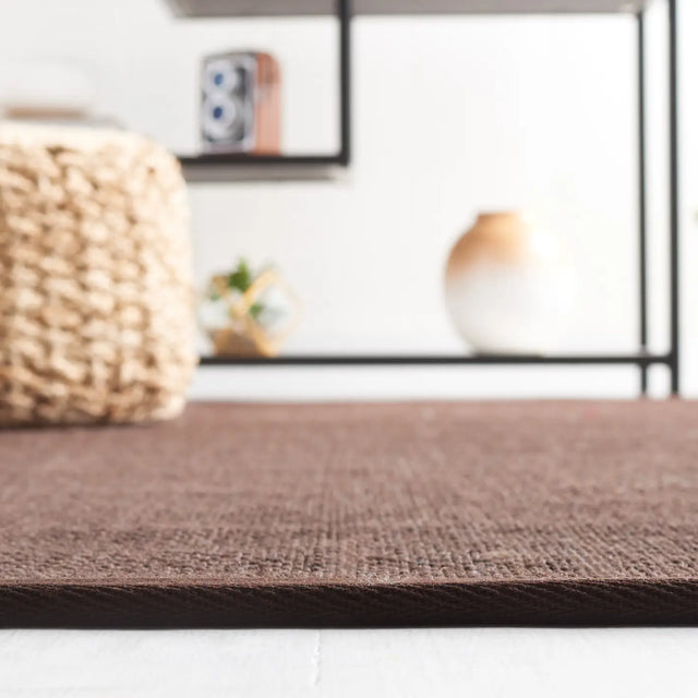 Safavieh Natural Fiber 4'-0" x 6'-0" Rug in Chocolate / Dark Brown