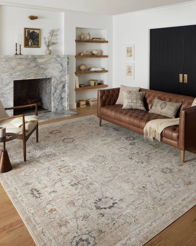 Loloi Monroe Mon-04 Natural/Multi Rug - room scene 3