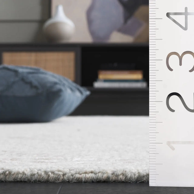 Safavieh Abstract 4'-0" x 6'-0" Rug in Light Grey / Ivory
