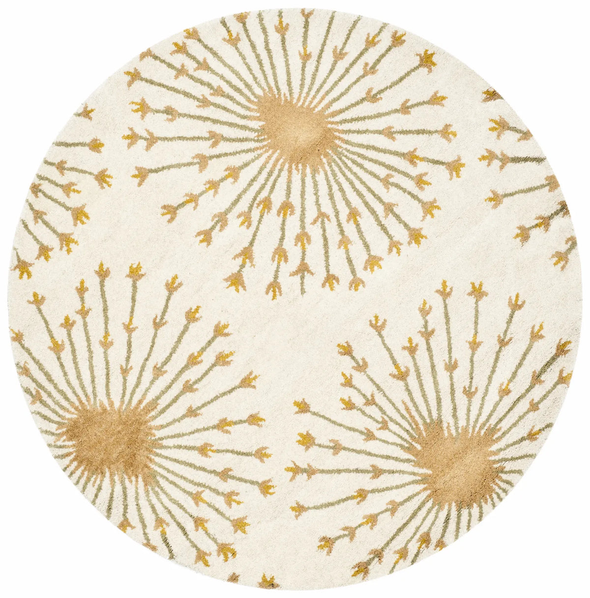 Safavieh Bella 5'-0" x 5'-0" Rug in Beige / Gold