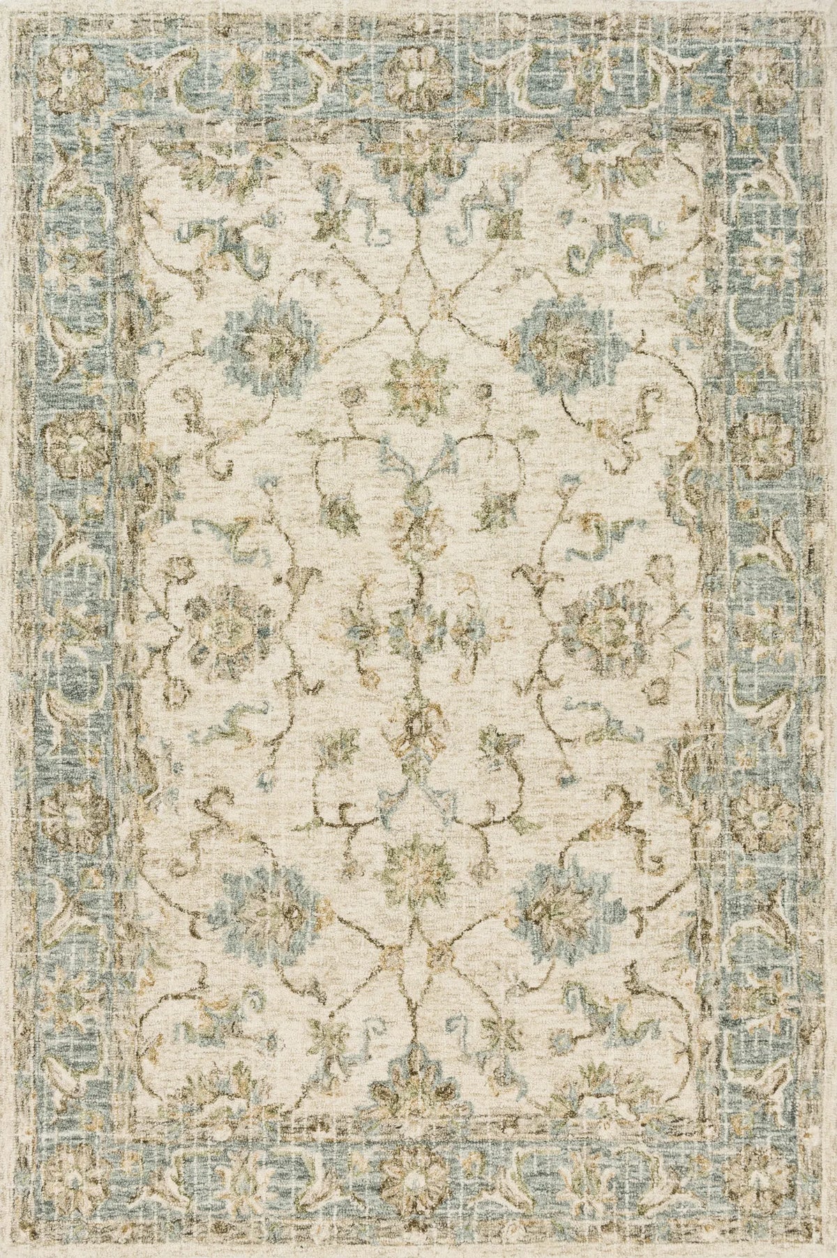 Loloi Julian Ji-06 Ivory / Spa Rugs - main flat