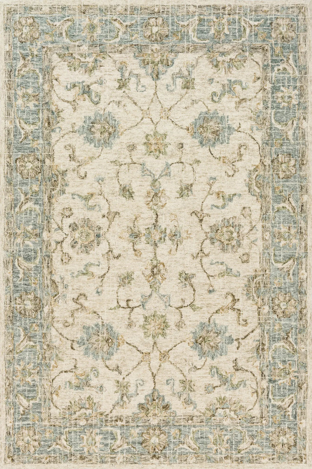 Loloi Julian Ji-06 Ivory / Spa Rugs - main flat