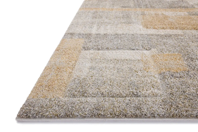 Loloi Silas Sla-06 Stone/Wheat Rug - rug corner