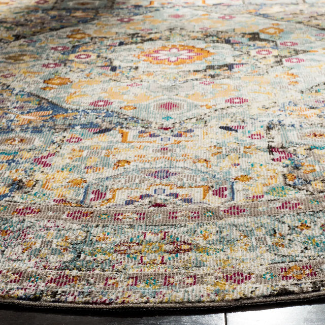 Safavieh Aria 6'-5" x 6'-5" Rug in Blue / Multi