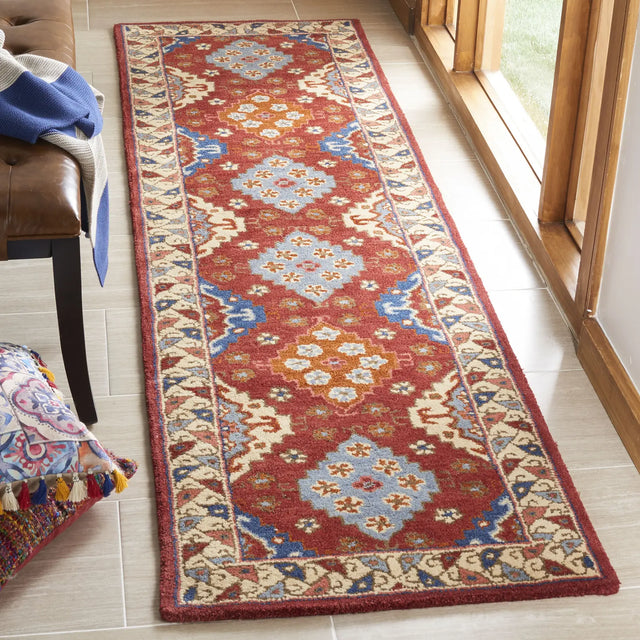 Safavieh Antiquity 2'-3" x 8'-0" Rug in Red / Blue