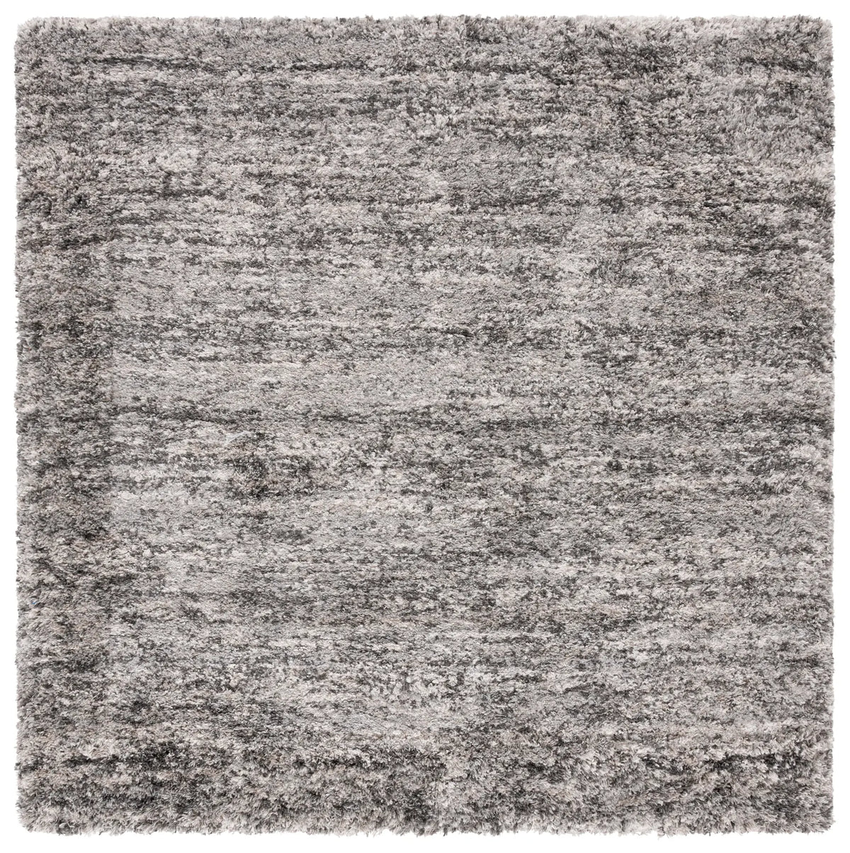Safavieh Iceland Shag 6'-7" x 6'-7" Rug in Grey / Dark Grey
