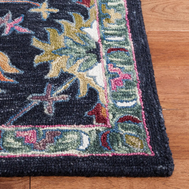 Safavieh Aspen 4'-0" x 6'-0" Rug in Black / Pink