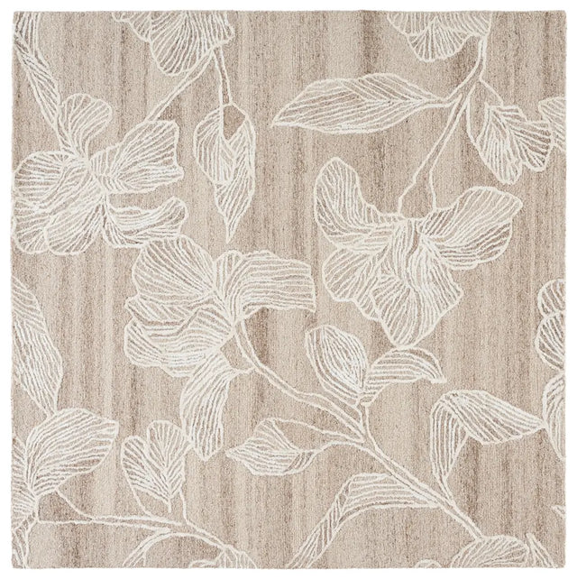 Safavieh Glamour 6'-0" x 6'-0" Rug in Beige / Ivory