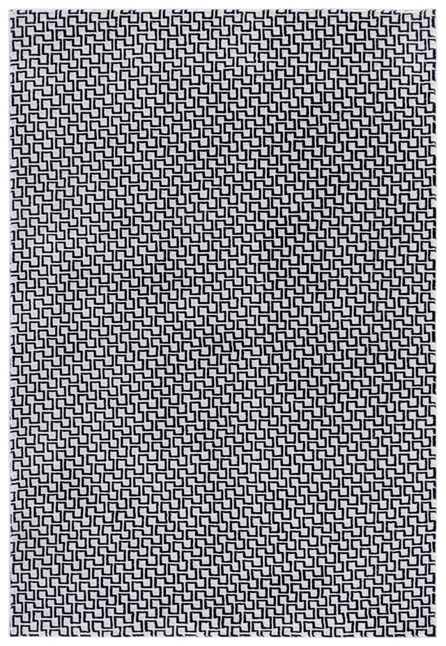 Safavieh Slate 700 4'-0" x 6'-0" Rug in Ivory / Black