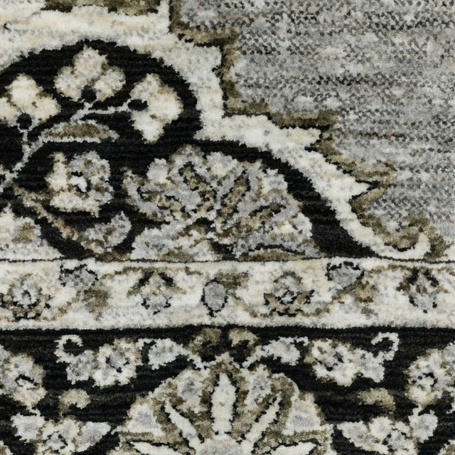 Oriental Weavers Sphinx Chamberlain CH11L Black Rugs - room scene 2