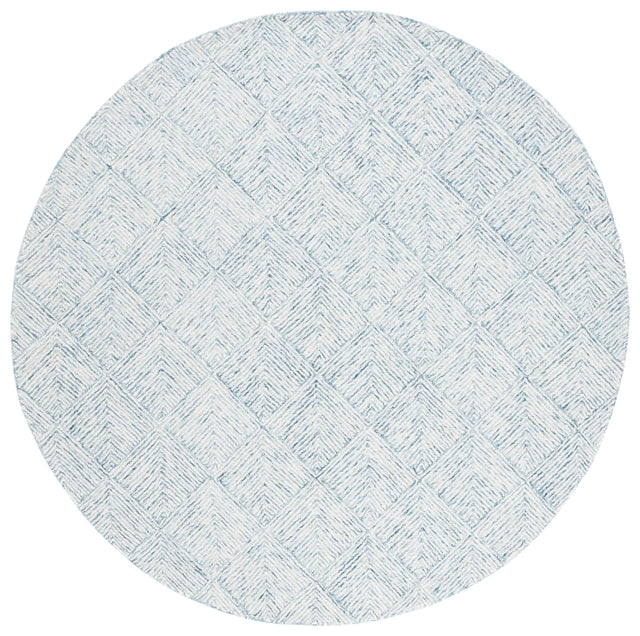 Safavieh Abstract 6'-0" x 6'-0" Rug in Blue / Ivory