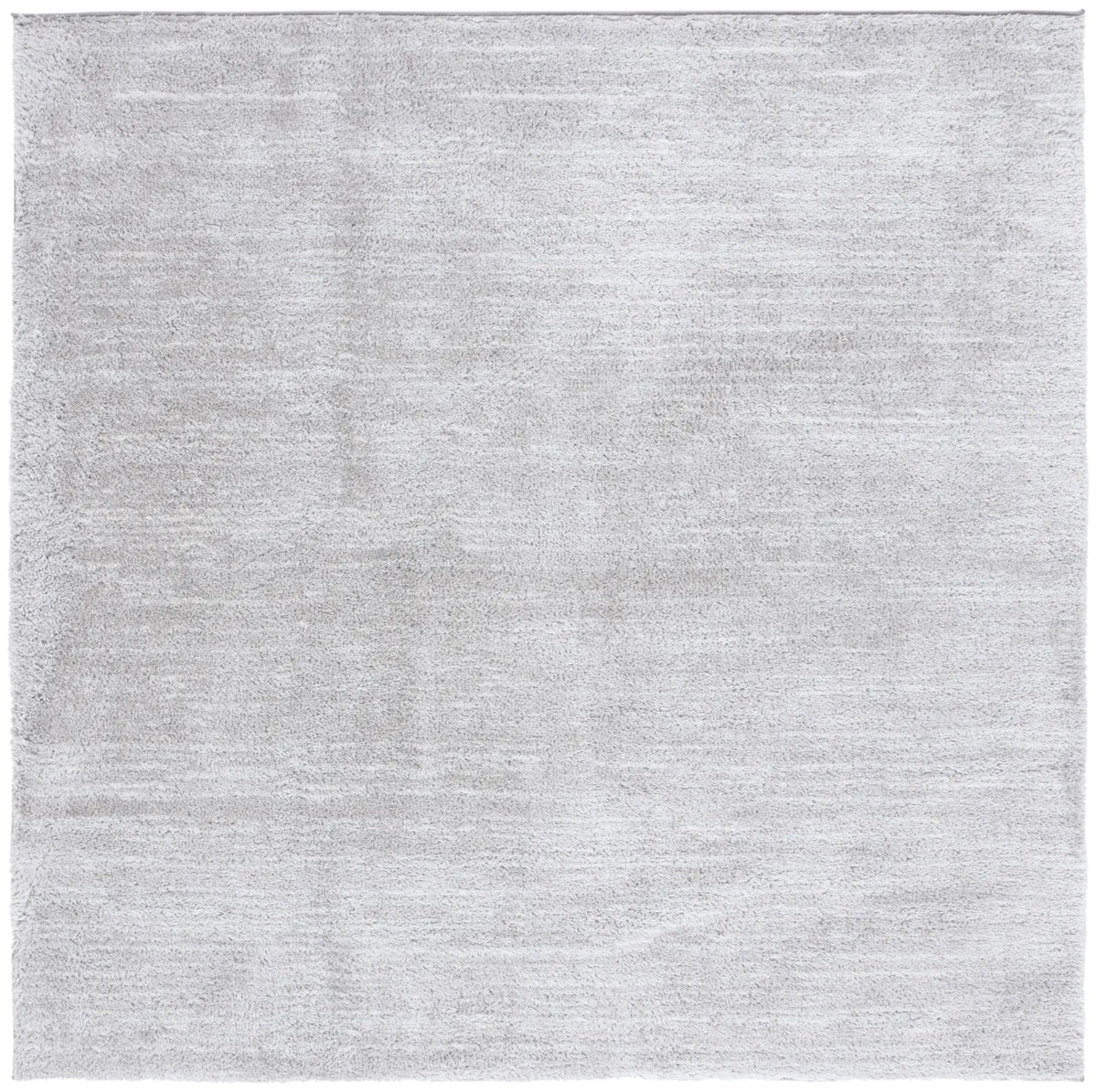 Safavieh Jasmine Shag 6'-7" x 6'-7" Rug in Light Grey / Ivory