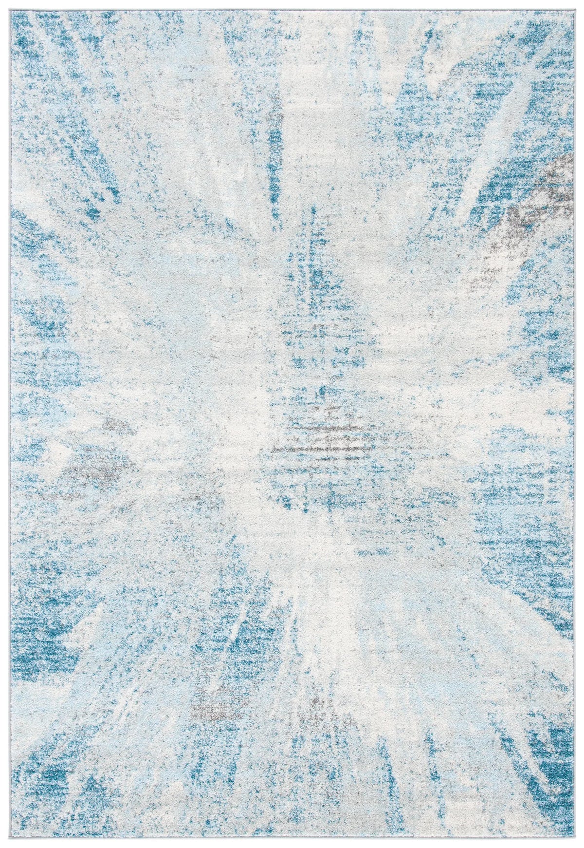 Safavieh Tulum 4'-0" x 6'-0" Rug in Grey / Blue