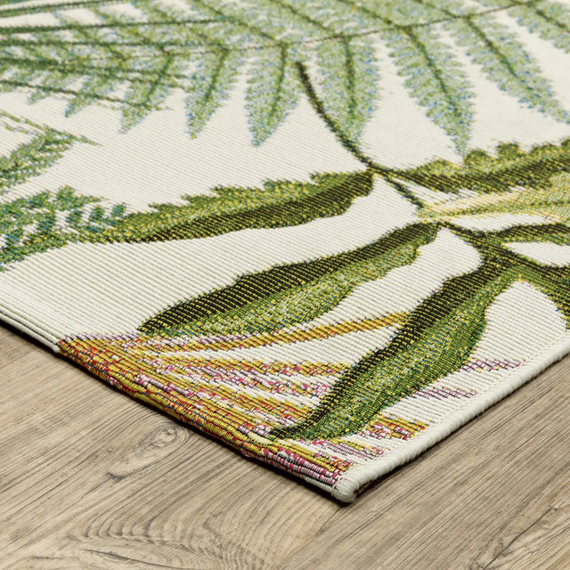 Oriental Weavers Sphinx Naples 1091X Ivory Rugs - corner detail
