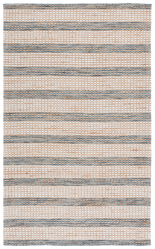Safavieh Martha Stewart 4'-0" x 6'-0" Rug in Natural / Dark Blue