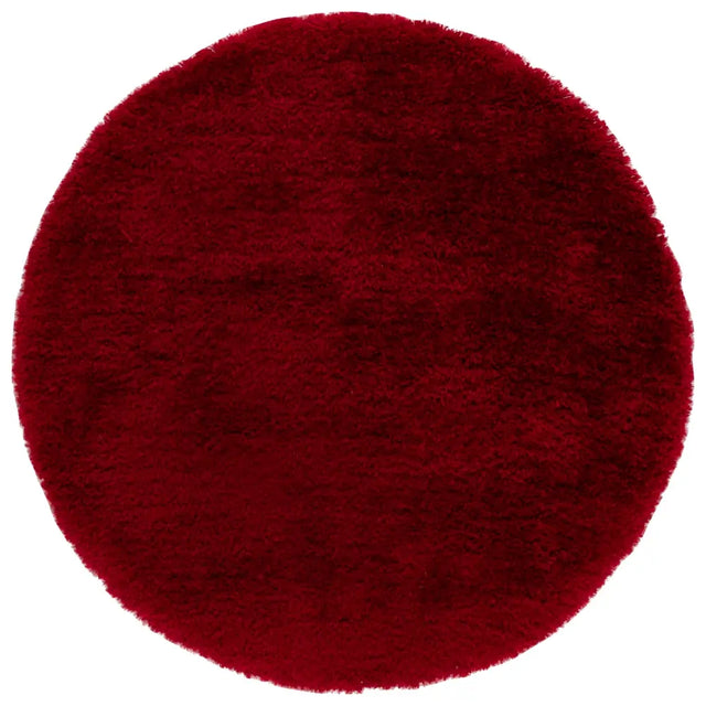 Safavieh Luxe Shag 6'-0" x 6'-0" Rug in Red
