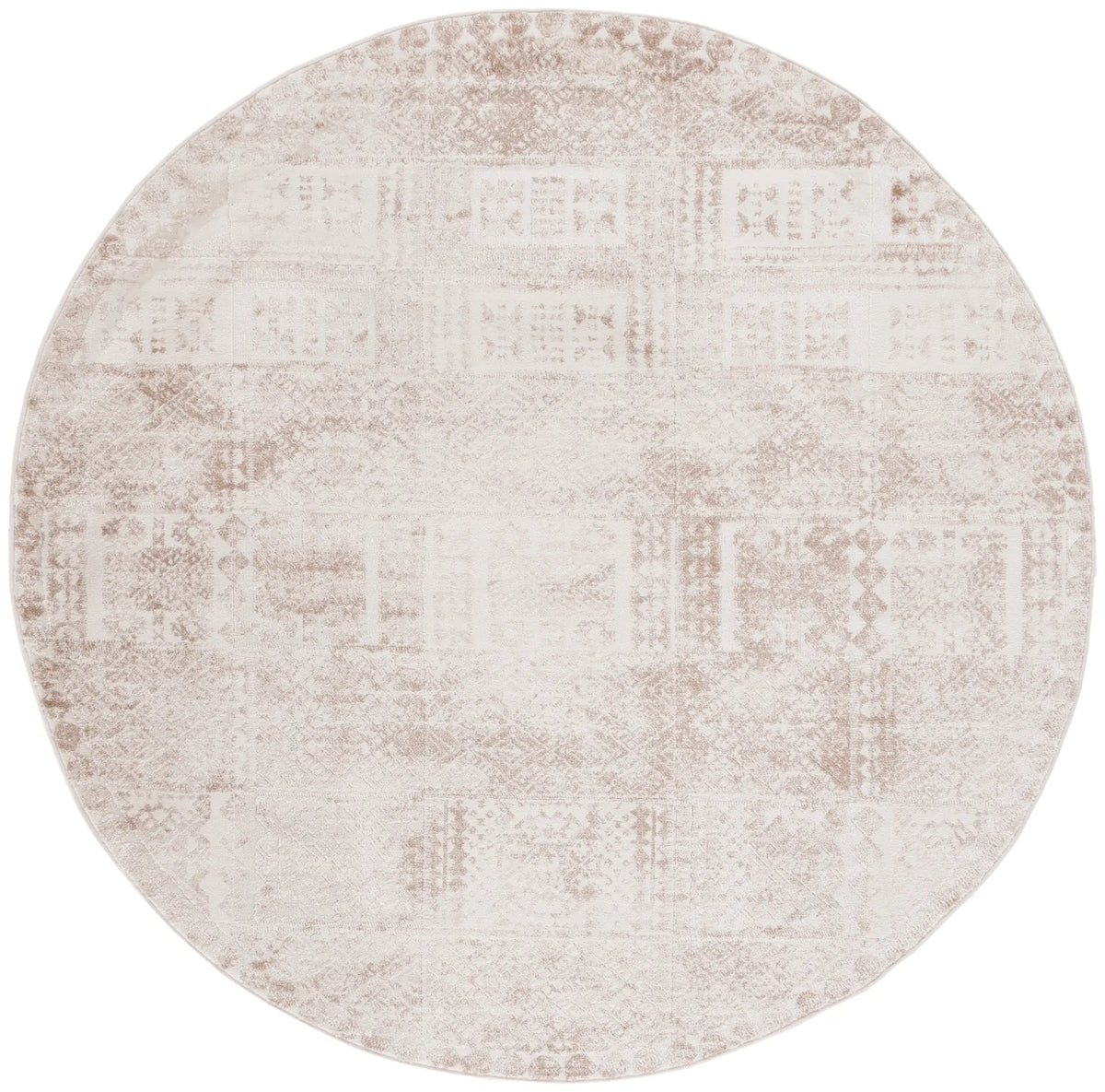 Safavieh Whisper 6'-7" x 6'-7" Rug in Beige / Light Beige