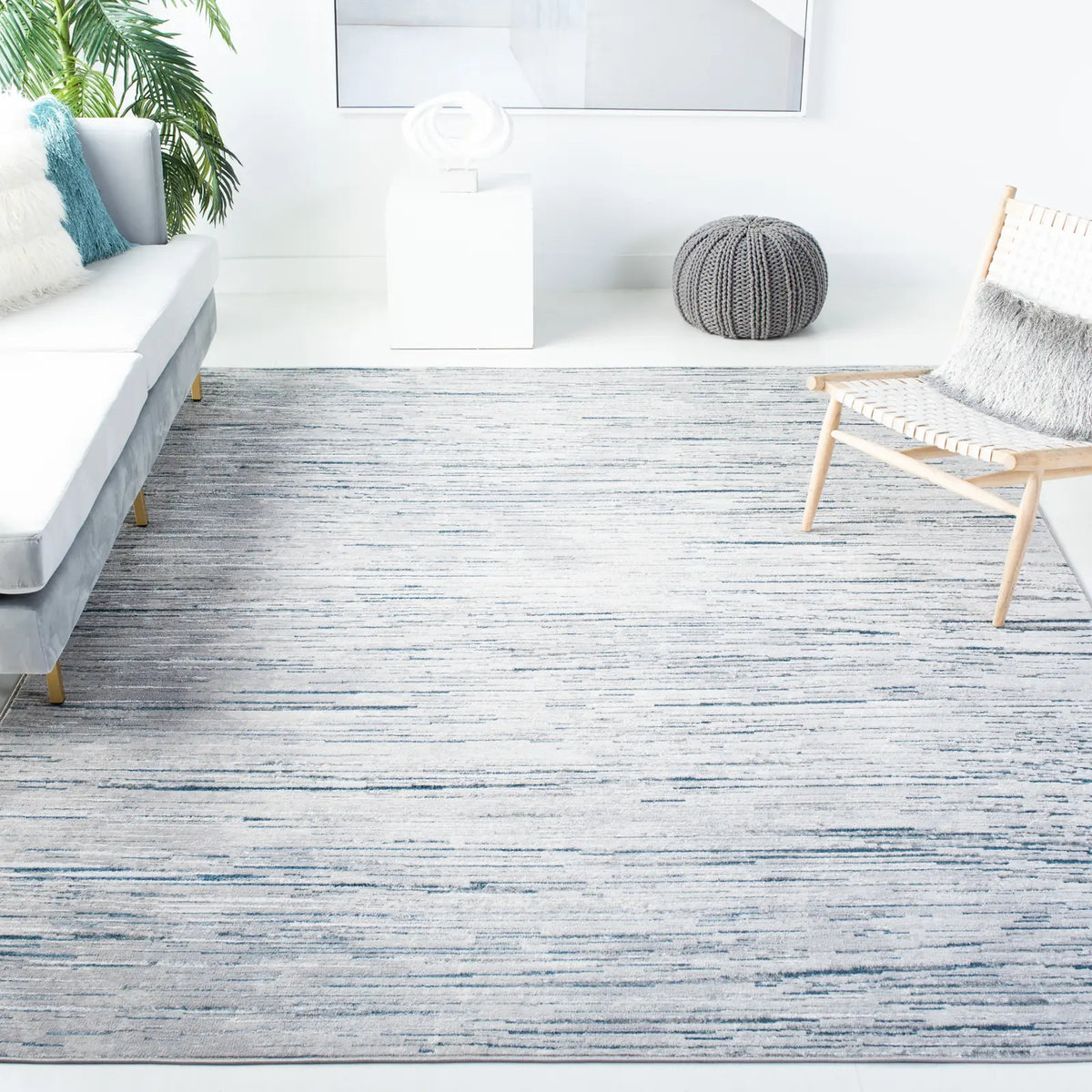 Safavieh Orchard 10'-0" x 14'-0" Rug in Grey / Blue