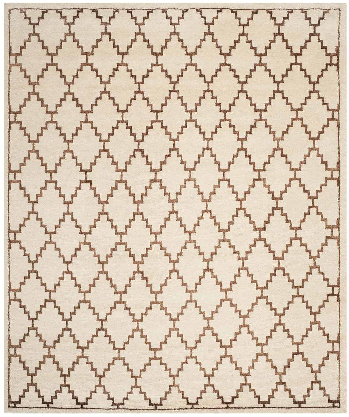 Safavieh Mosaic 6'-0" x 9'-0" Rug in Ivory / Brown