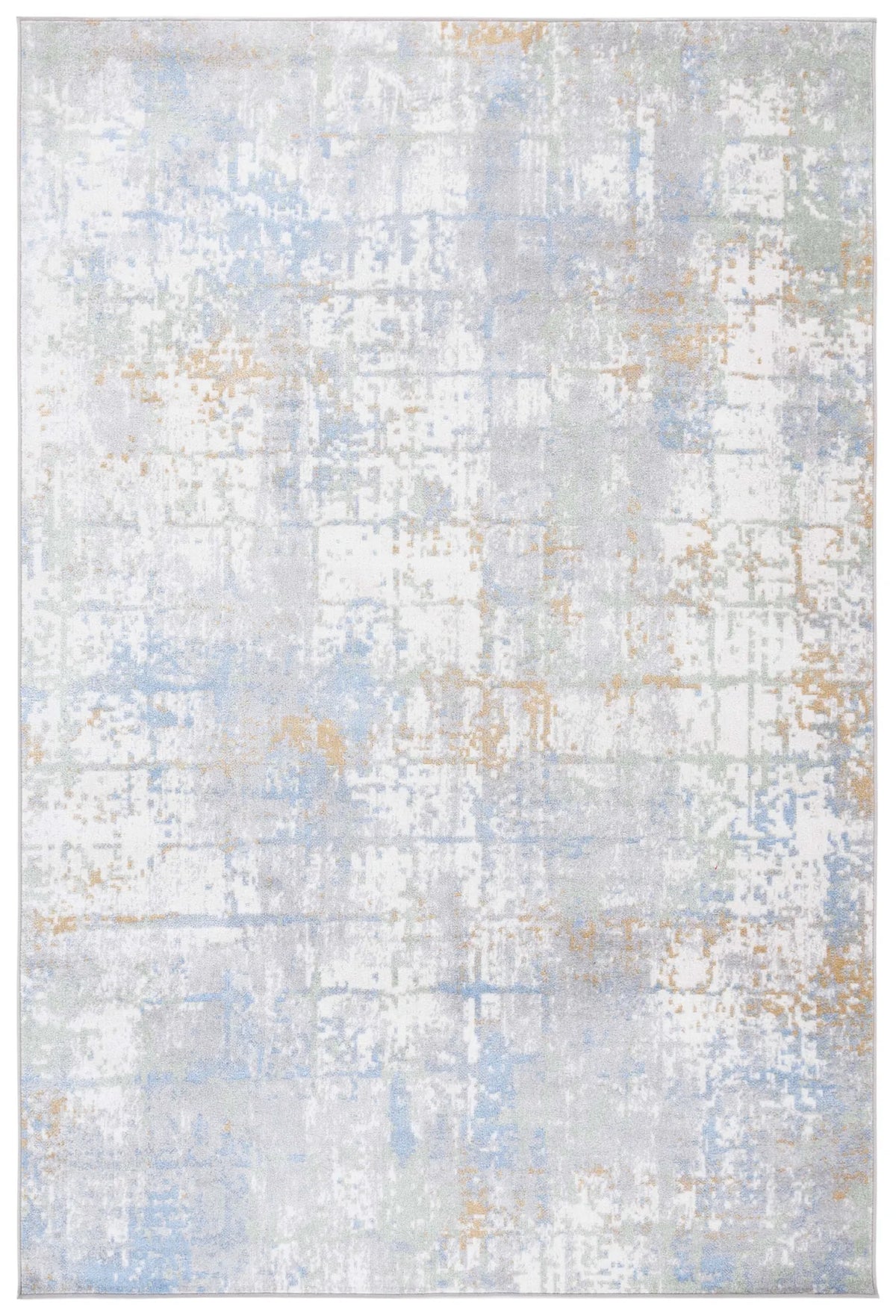 Safavieh Bayside 4'-0" x 6'-0" Rug in Grey / Ivory Blue
