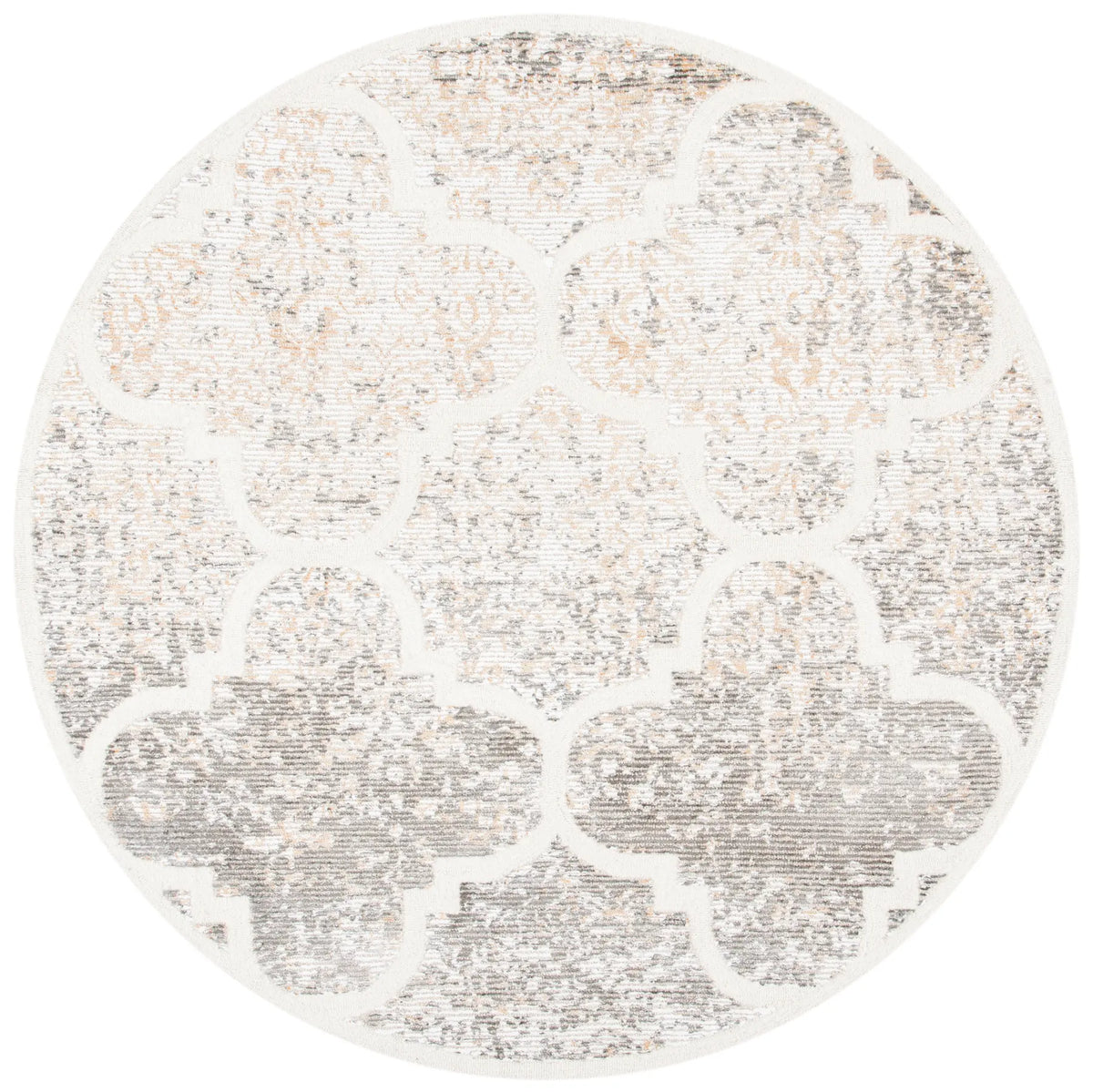 Safavieh Artistry 600 7'-0" x 7'-0" Rug in Ivory / Gold
