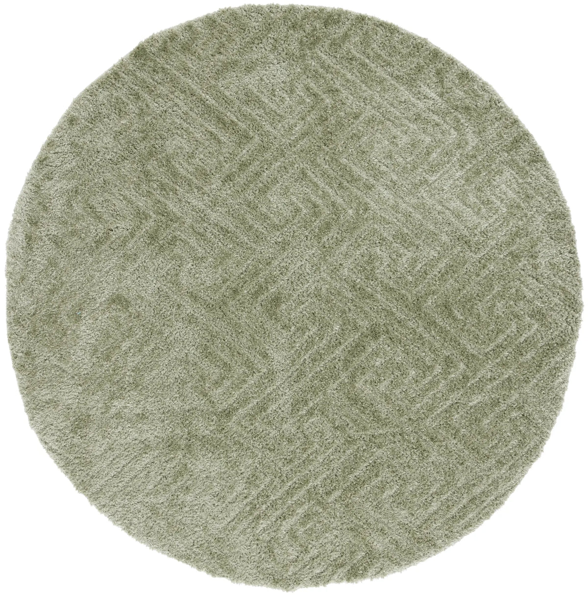 Safavieh Tahoe Shag 5'-0" x 5'-0" Rug in Sage