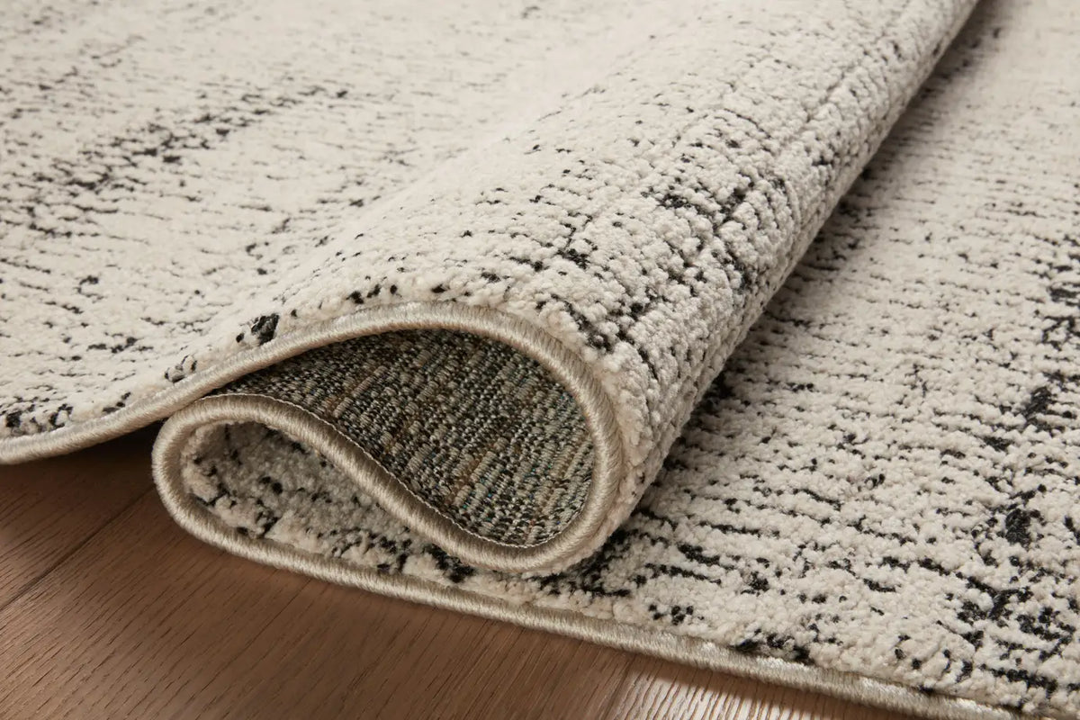 Loloi Darby Dar-02 Oatmeal/Charcoal Rug - pile height