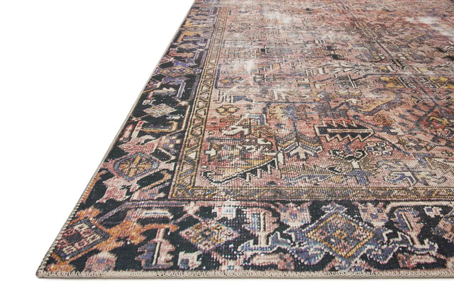 Chris Loves Julia x Loloi Jules 2-Jul Terracotta / Multi Rug - rug corner