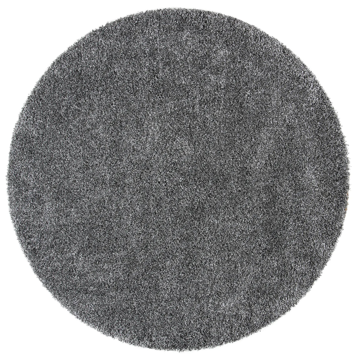 Safavieh Evolution Shag 500 6'-7" x 6'-7" Rug in Dark Grey