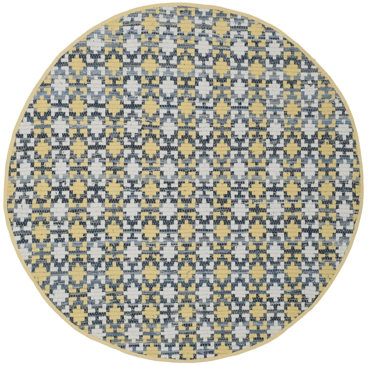 Safavieh Montauk 4'-0" x 4'-0" Rug in Gold / Multi