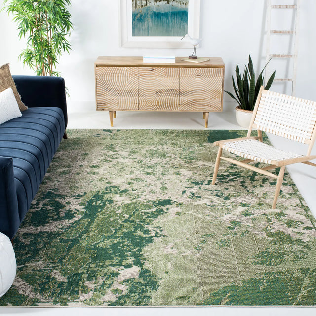Safavieh Madison 10'-0" x 14'-0" Rug in Green / Ivory