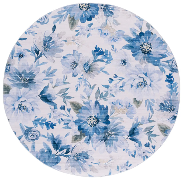 Safavieh Malibu 6'-0" x 6'-0" Rug in Light Blue / Blue