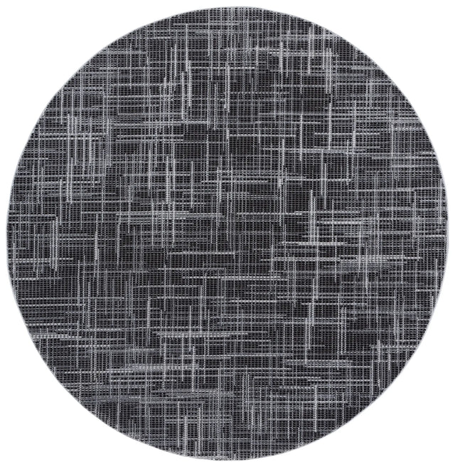 Safavieh Mila 6'-7" x 6'-7" Rug in Light Grey / Black