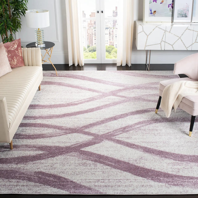Safavieh Adirondack 10'-0" x 14'-0" Rug in Cream / Purple
