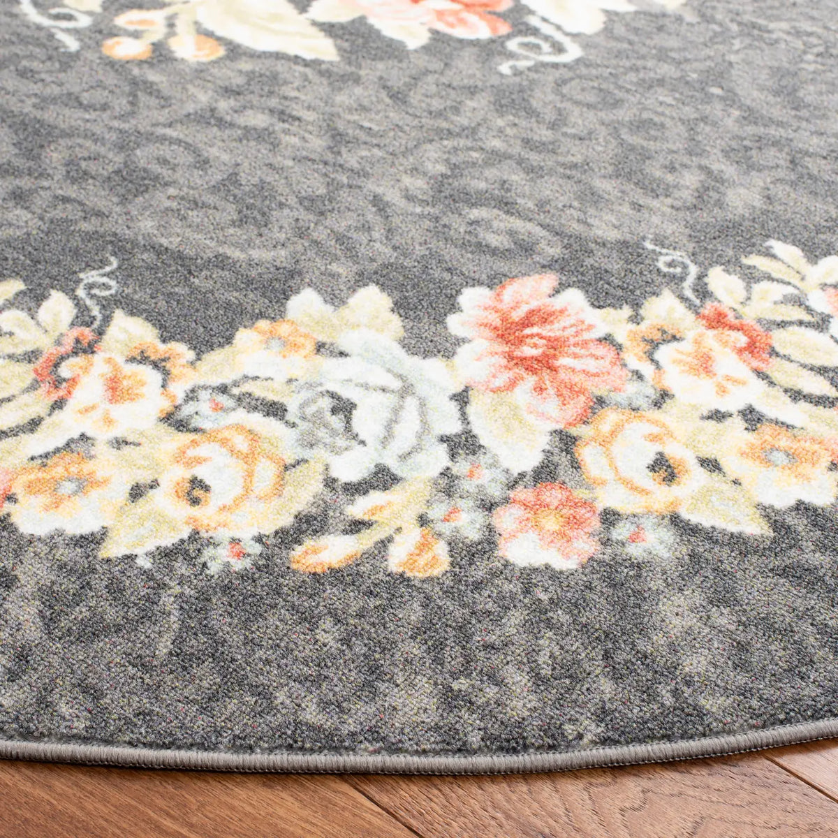 Safavieh Journey 6'-7" x 6'-7" Rug in Grey / Pink