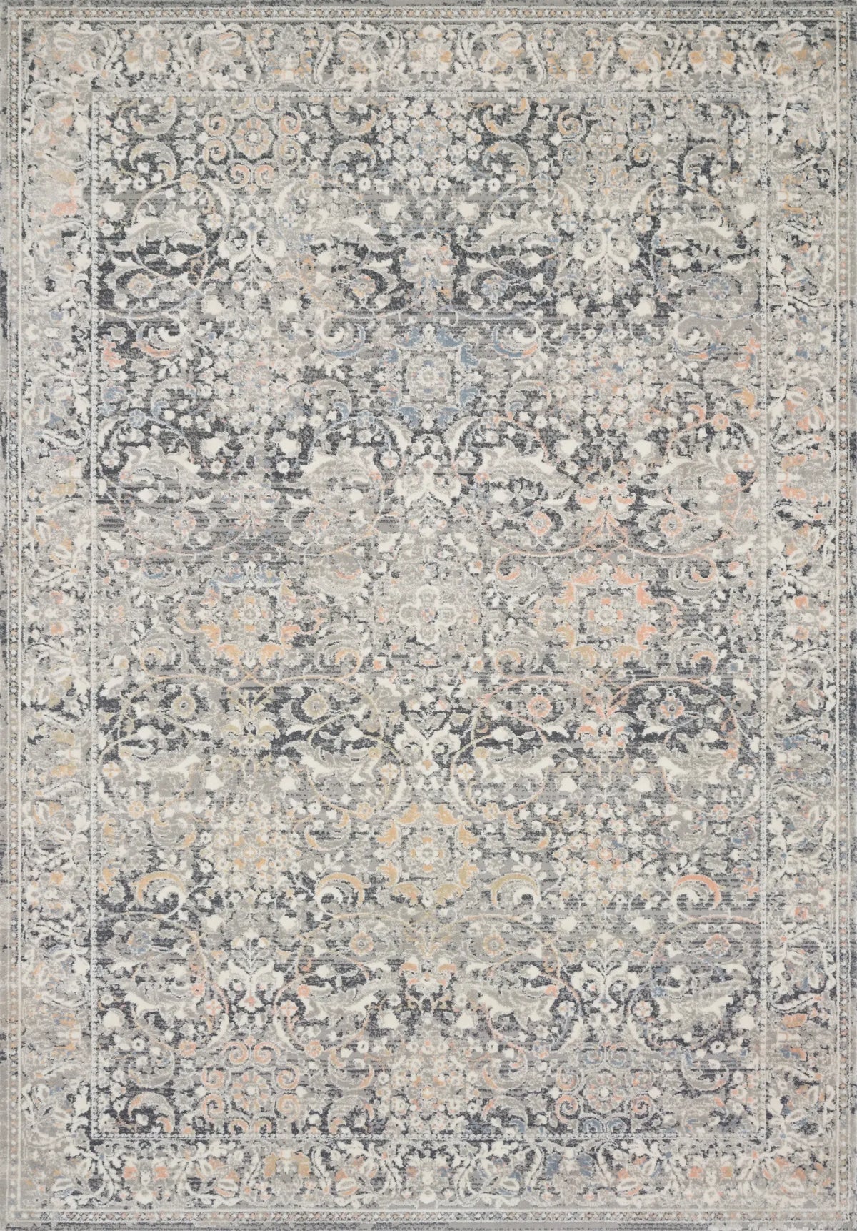 Loloi Lucia Luc-04 Grey / Mist Rugs - main flat