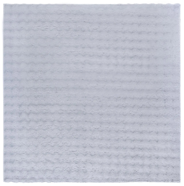 Safavieh Faux Rabbit Bubble 100 6'-0" x 6'-0" Rug in Grey