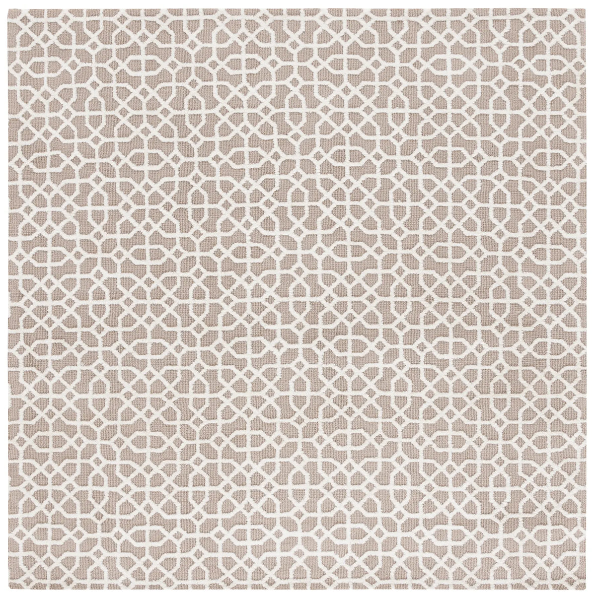 Safavieh Audrey 6'-0" x 6'-0" Rug in Taupe / Ivory