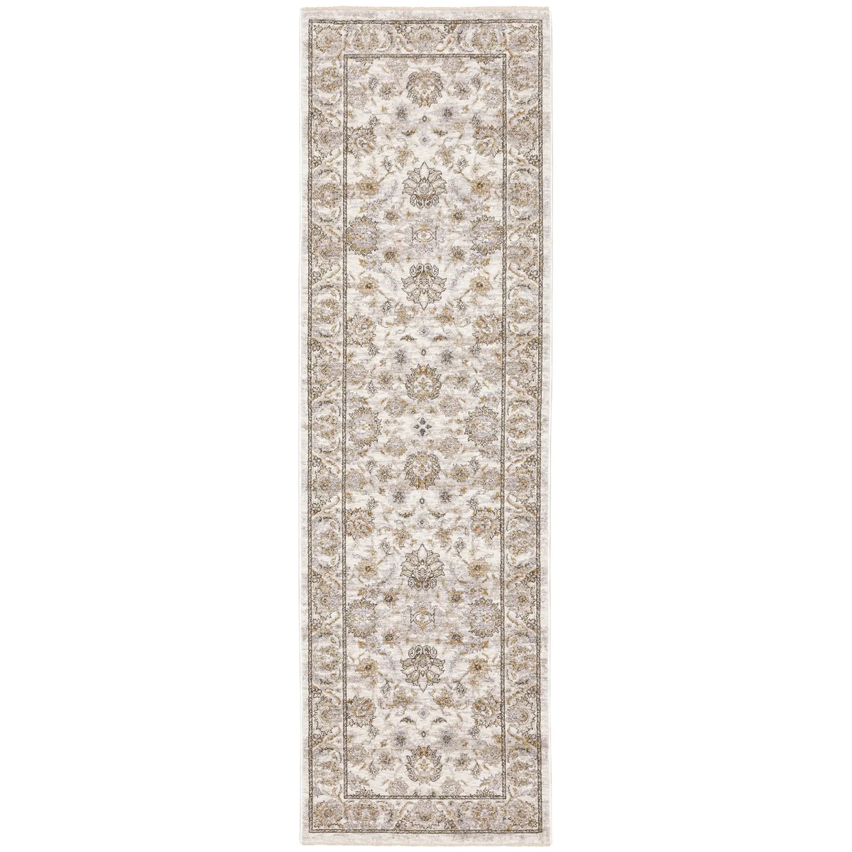 Oriental Weavers Sphinx Maharaja 070W1 Ivory/Grey Rugs - runner