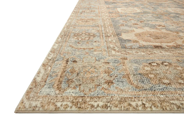 Loloi Margot Mat-03 Ocean/Spice Rugs - rug corner