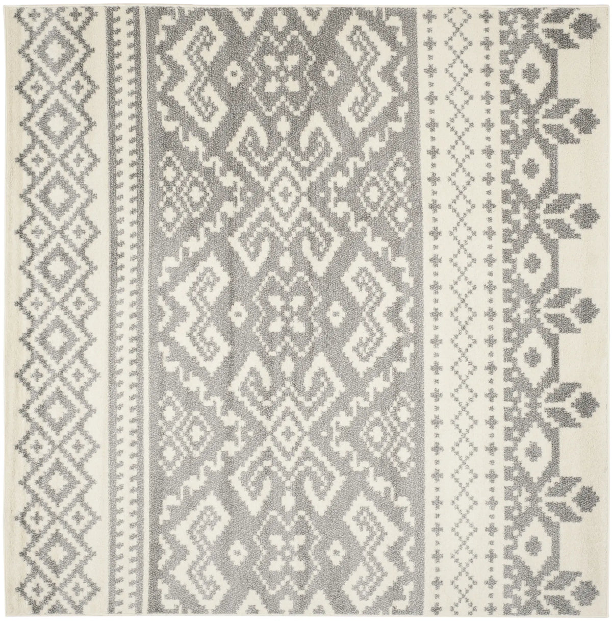 Safavieh Adirondack 8'-0" x 8'-0" Rug in Ivory / Silver