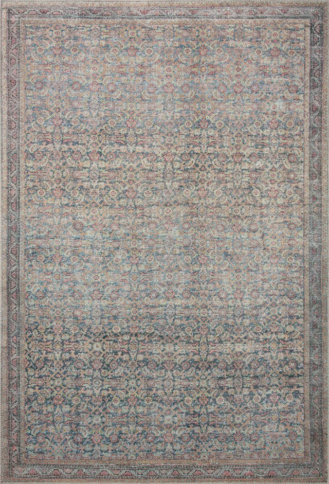 Loloi Adrian Adr-04 Denim/Multi Rug - main flat