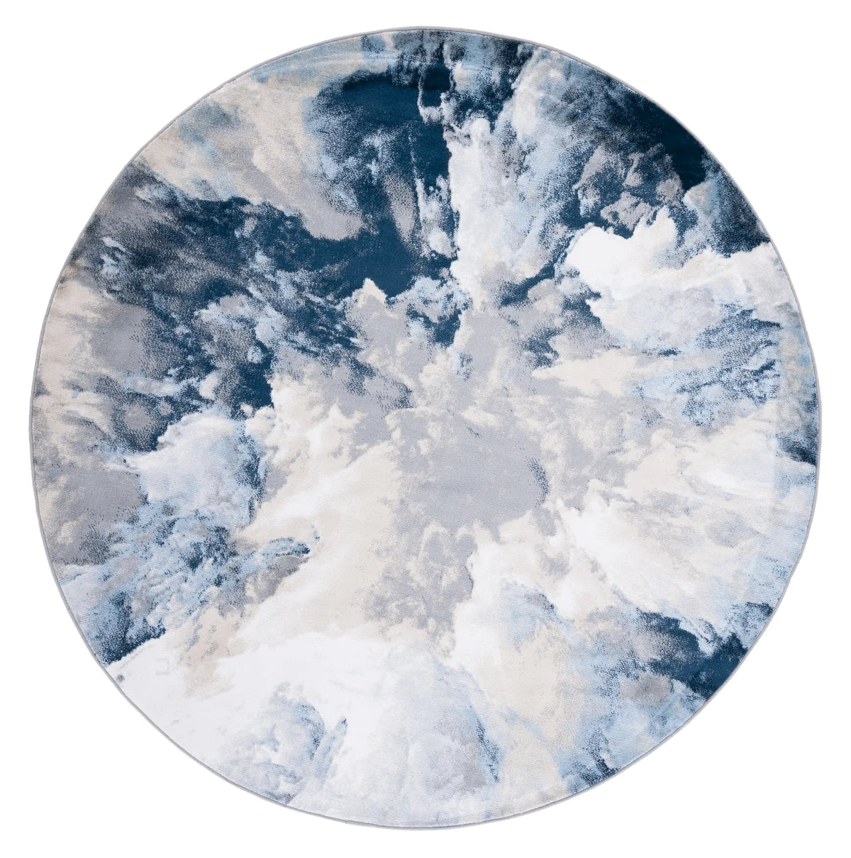 Safavieh Lagoon 6'-7" x 6'-7" Rug in Blue / Beige