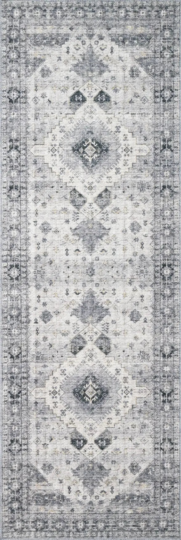 Loloi Skye Sky-02 Silver/Grey Rugs - runner flat