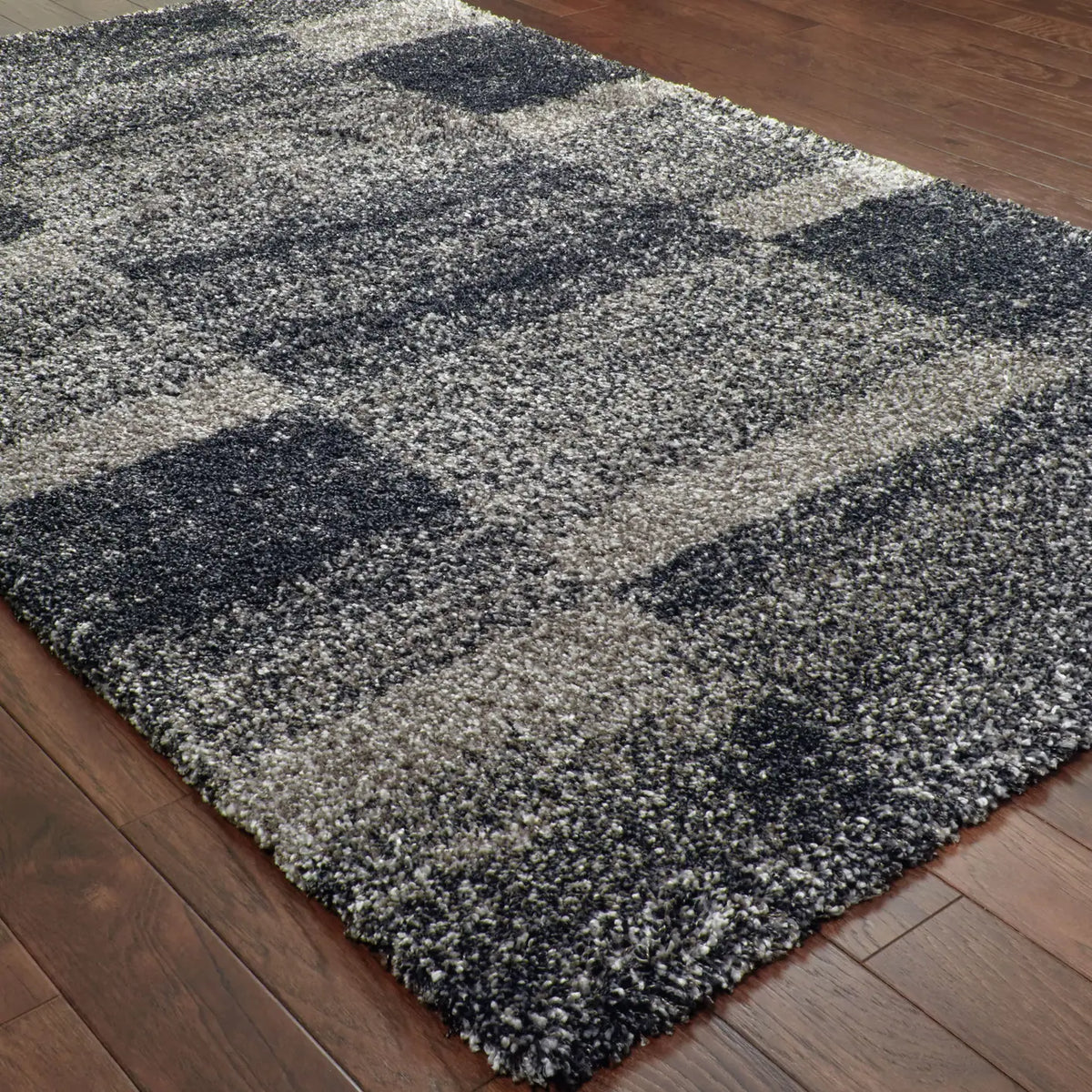 Oriental Weavers Sphinx Henderson 531Z1 Grey / Charcoal Rugs - angle detail