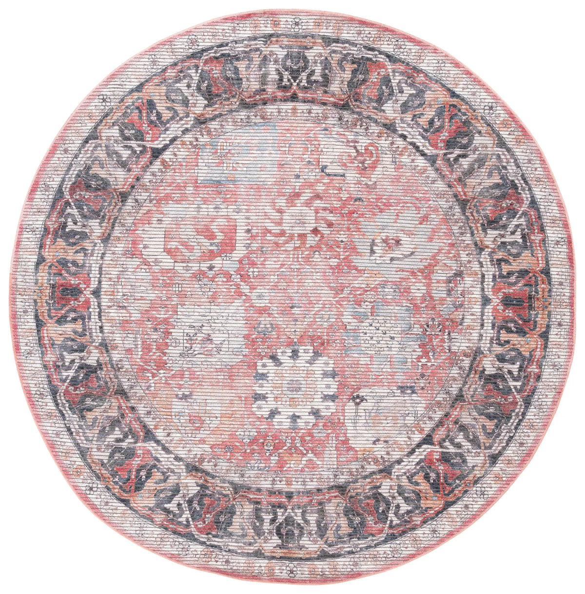 Safavieh Serapi 6'-7" x 6'-7" Rug in Rust / Grey