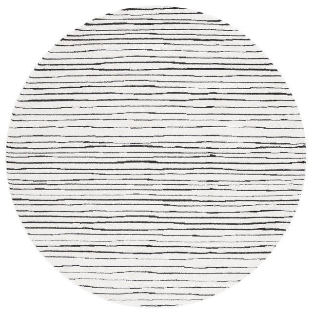 Safavieh Melody 5'-3" x 5'-3" Rug in Ivory / Black