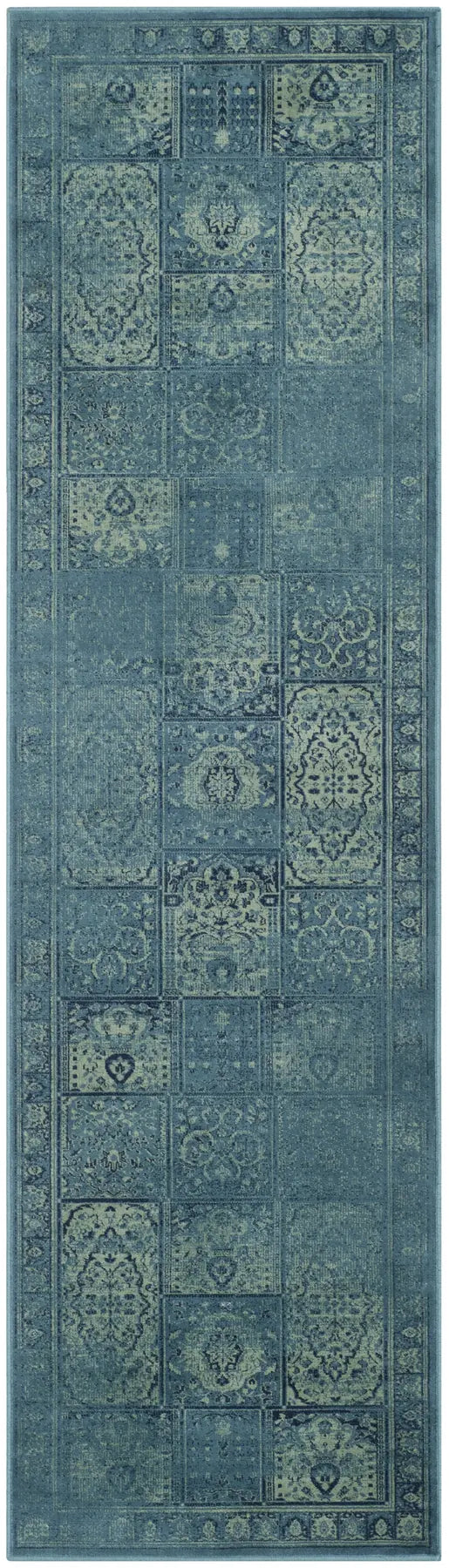 Safavieh Vintage 2'-2" x 10'-0" Rug in Turquoise / Multi