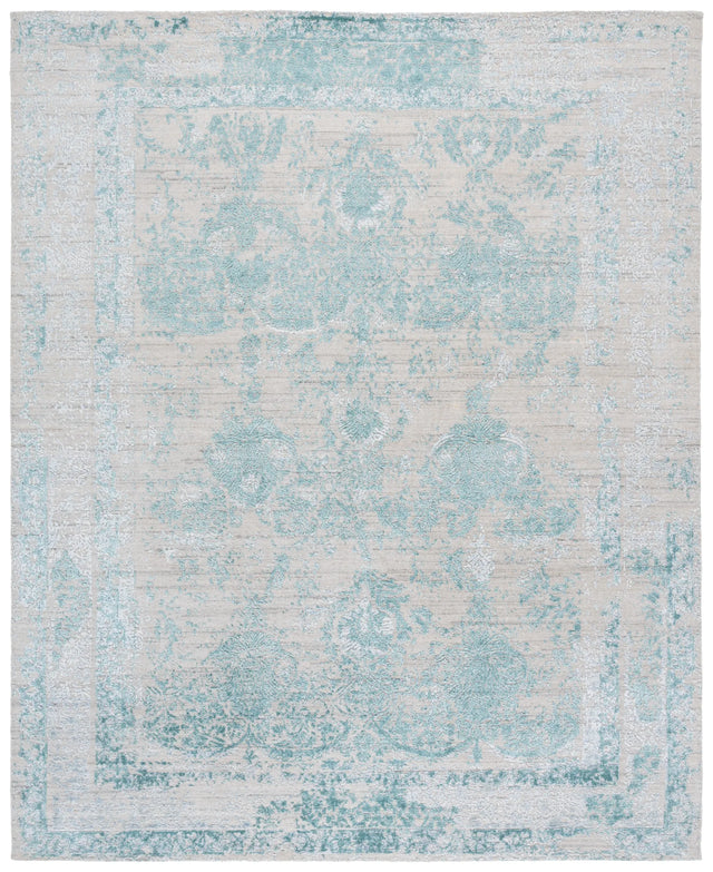 Safavieh Bedford 10'-0" x 14'-0" Rug in Turquoise / Ivory